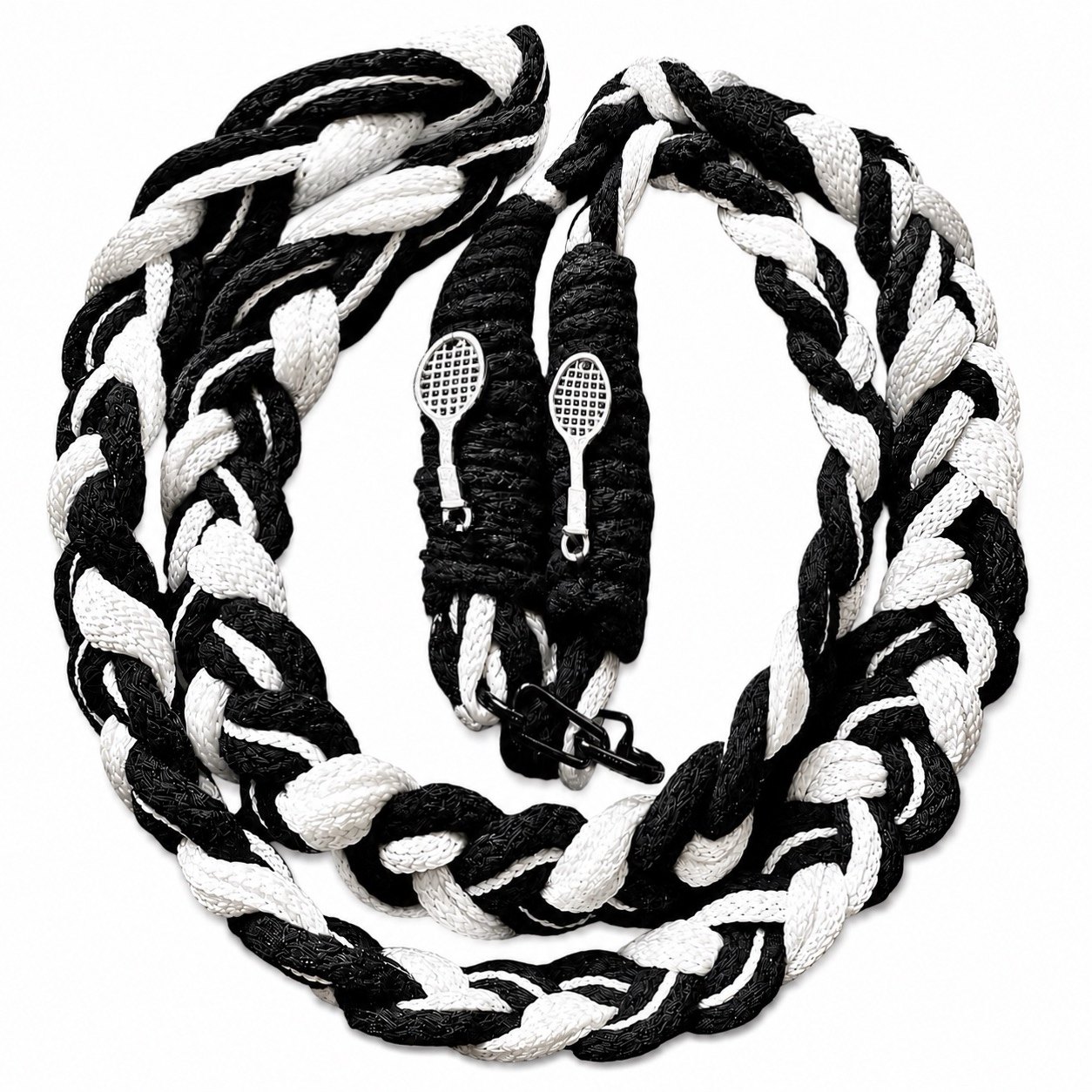 Цепочка для телефона «Корт Black and white»