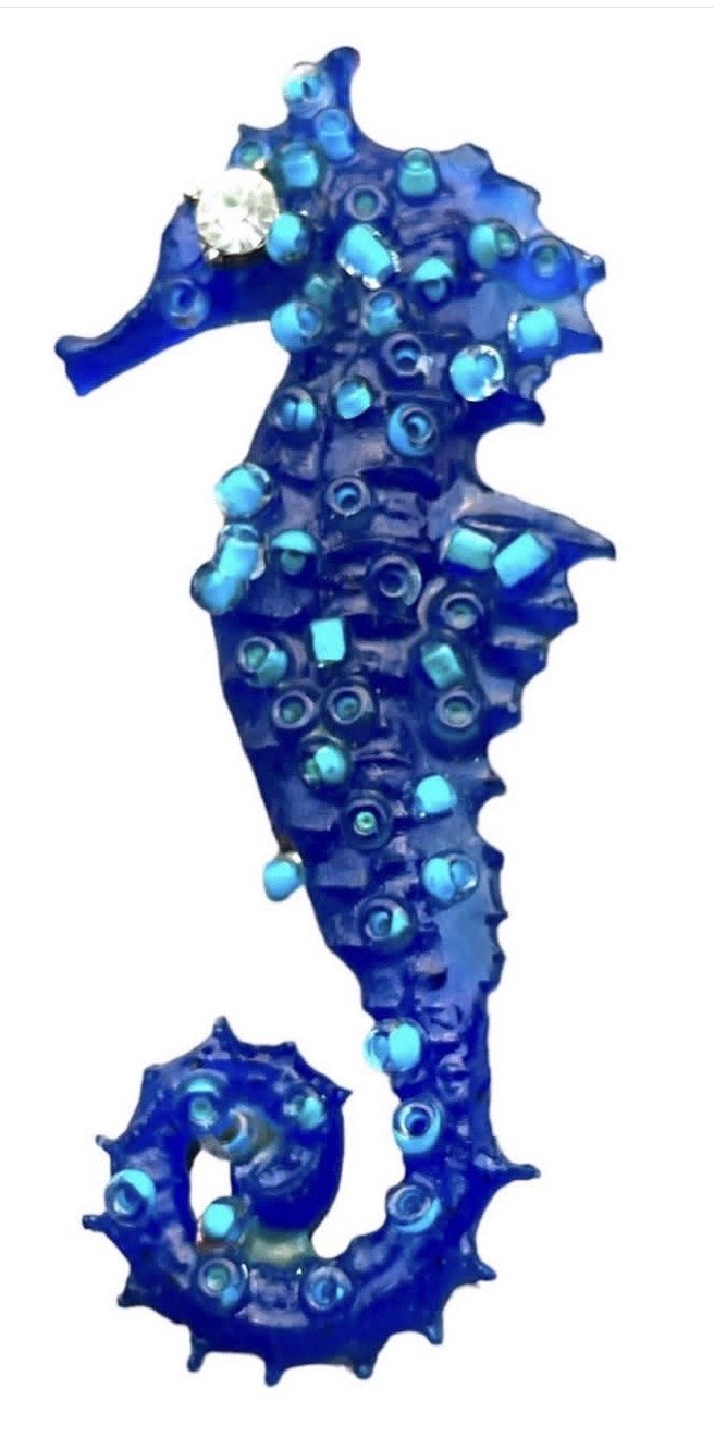 Брошь «Морской конёк»