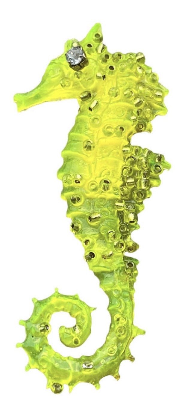 Брошь «Морской конёк»